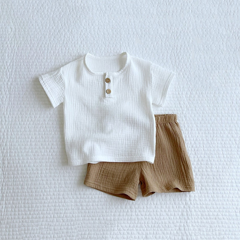 Muslin Cotton Baby Clothing Set