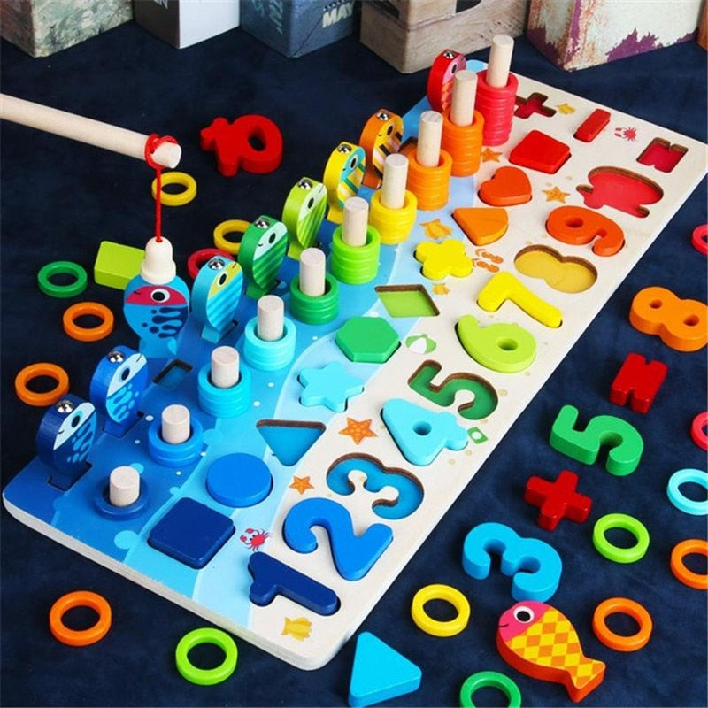 Kids Montessori Math Toys